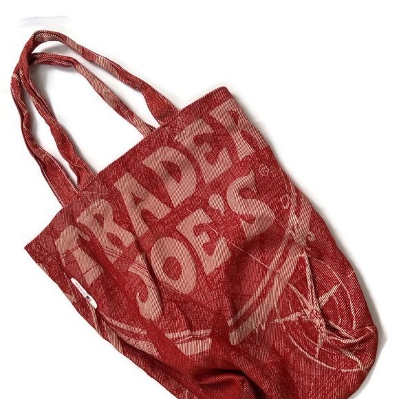 Trader Joe'S Handbags - Trader Joe's Vintage Red Tote Bag